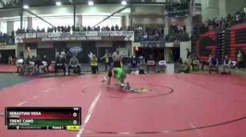 106 lbs Semifinal - Sebastian Vega, Conner vs Trent Cano, Great Crossing