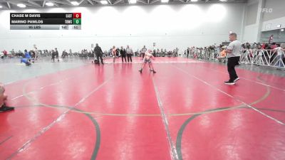 95 lbs Rr Rnd 3 - Chase M Davis, East Carolina Elite - EL vs Marino Pawlos, TDWC Minions Blue - EL