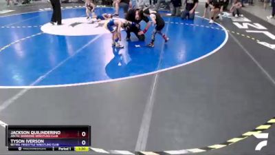 43 lbs Final - Jackson Quilinderino, Arctic Warriors Wrestling Club vs Tyson Iverson, Bethel Freestyle Wrestling Club