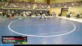 49 lbs Champ. Round 1 - William Powers, Uintah Wrestling vs Ryker Carpenter, Trail Blazer Wrestling Club