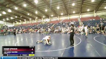 132 lbs Placement (16 Team) - Ryder Sprague, Oregon 1 vs Ho`akea Salter, Hawaii 1