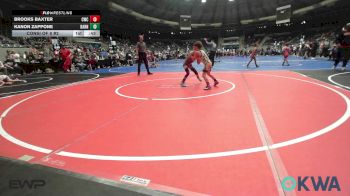 55 lbs Consi Of 8 #2 - Brooks Baxter, Claremore Wrestling Club vs Kanon Zappone, Barnsdall Youth Wrestling