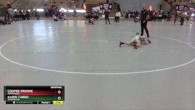 70 lbs Semifinal - Kasen Cargo, Grindhouse vs Cooper Erskine, Grindhouse