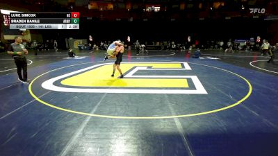 141 lbs Consi Of 8 #2 - Luke Simcox, North Carolina vs Braden Basile, Army