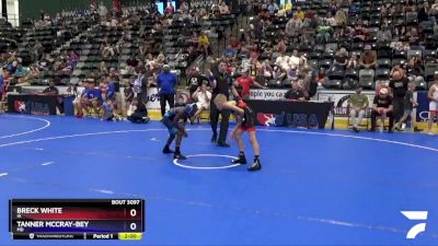 71 lbs Quarterfinal - Breck White, IA vs Tanner McCray-Bey, MD