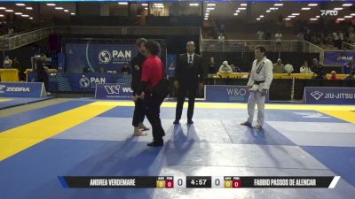 Fabbio Passos De Alencar vs Andrea Verdemare 2026 Pan Jiu Jitsu IBJJF Championship