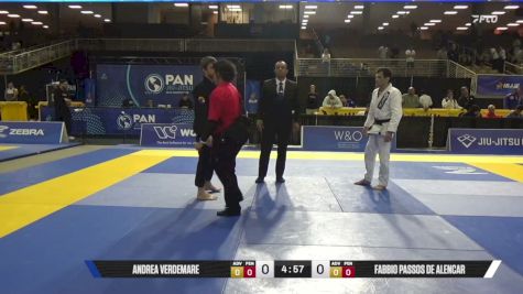 Fabbio Passos De Alencar vs Andrea Verdemare 2026 Pan Jiu Jitsu IBJJF Championship
