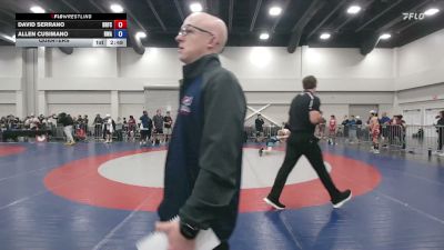 106 lbs Quarters - David Serrano, Brevard FCA vs Allen Cusimano, Roundtree Wrestling Academy