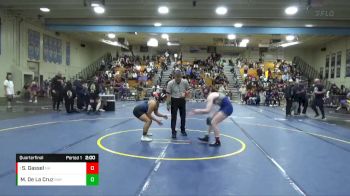 145 lbs Quarterfinal - Skyler Gassel, Newport Harbor vs Madahlia De La Cruz, Mayfair