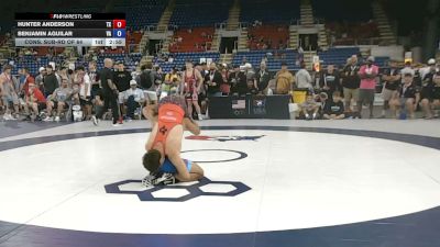 150 lbs Cons. Sub-rd Of 64 - Hunter Anderson, Texas vs Benjamin Aguilar, Virginia