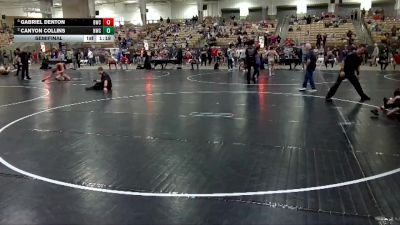 115 lbs Semifinal - Gabriel Denton, Blackman Wrestling Club vs Canyon Collins, Nolensville Wrestling Club