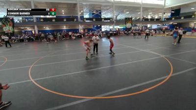120 lbs Quarterfinal - Connor Barnes, Unattached vs Asilbek Anvarov, Unattached