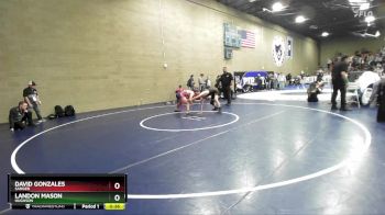 126 lbs Cons. Round 6 - Landon Mason, Hughson vs David Gonzales, Sanger