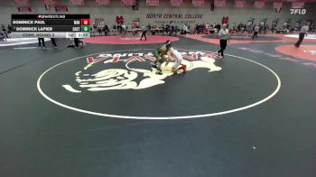 157 lbs Cons. Round 3 - Dominick Paul, Wabash vs Dominick Lapier, Castleton