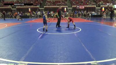 69 lbs Cons. Round 3 - Jaden Hansen, Bonneville Wrestling vs Gordon Valley, Silver Valley Wrestling Club