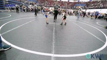 40 lbs Consi Of 16 #2 - Denver Dudley, Hinton Takedown Club vs Ethan Harms, Noble Takedown Club