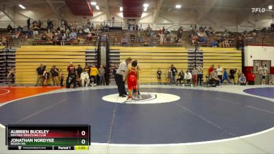 110-116 lbs Round 1 - Jonathan Nordyke, Region WA vs Aubrien Buckley, Panther Wrestling Club