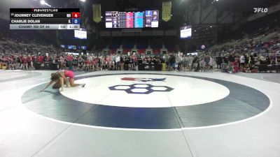 120 lbs Champ. Rd Of 64 - Journey Clevenger, MO vs Charlie Dolan, IL