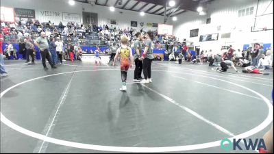 52 lbs Consi Of 4 - Kye White, Smith Wrestling Academy vs Karter Cox, Blanchard Wrestling Club