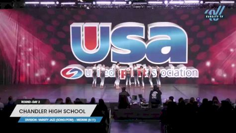 Chandler High School - Varsity Jazz (Song/Pom) -- Medium (8-11) [2023 Varsity Jazz (Song/Pom) -- Medium (8-11) Day 2] 2023 USA Spirit & Junior Nationals/Collegiate Championships