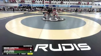 127-1 lbs Quarterfinal - Brodie Christmas, Ironclad Wrestling vs Gavin Green, M2 Training Center