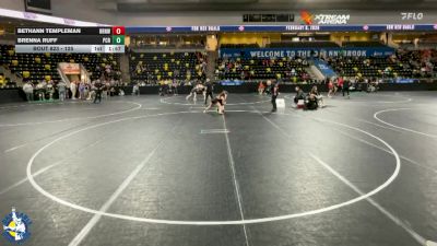 125 lbs Cons. Round 3 - Bethann Templeman, Raccoon River-Northwest vs Brenna Ruff, Prairie, Cedar Rapids