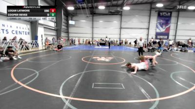 195 lbs Rr Rnd 1 - Logan Latimore, Camp Reynolds vs Cooper Reves, Flickr Boyz Trailglazers