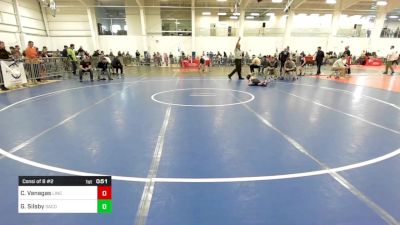 52 lbs Consi Of 8 #2 - Charlie Vanagas, Lincoln Sudbury vs Gage Silsby, Saco Valley WC