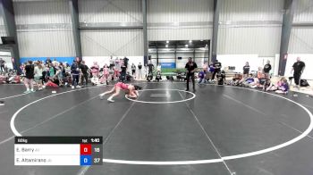 60 kg Semifinal - Eva Barry, Jersey United Purple vs Eva Altamirano, Jersey United Pink