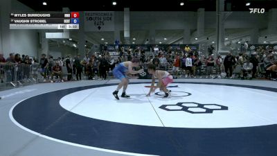 74 kg Cons. Sub-rd Of 32 - Myles Burroughs, NMH vs Vaughn Strobel, Bears RTC