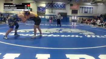 285 lbs Quarterfinals (8 Team) - Aiden Flannigan, St. Martin High School vs Jeremy Guillot, Oak Grove HS