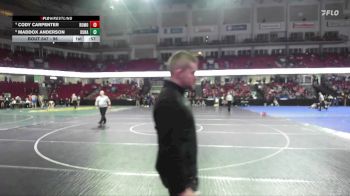 98 lbs Cons. Semi - Cody Carpenter, Rocky Mountain vs Maddox Anderson, Kuna