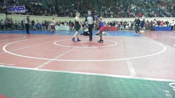 110 lbs Round Of 64 - Clifton Rayburn, Mary Golda Ross Middle School vs Jace Gates, Gore JH