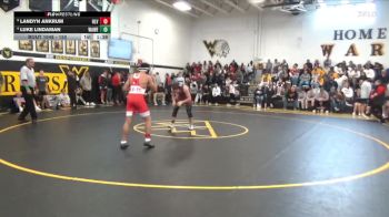 150 lbs Quarterfinal - Landyn Ankrum, HLV, Victor vs Luke Lindaman, Waterloo West