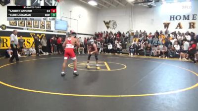 150 lbs Quarterfinal - Landyn Ankrum, HLV, Victor vs Luke Lindaman, Waterloo West