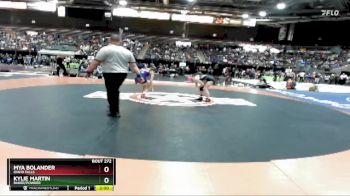 107 lbs Champ. Round 2 - Mya Bolander, Idaho Falls vs Kylie Martin, Baker/Powder