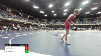 126 lbs Cons. Round 1 - John Vallar, Glenwood vs Brody Hinkle, Schaumburg