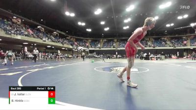 126 lbs Cons. Round 1 - John Vallar, Glenwood vs Brody Hinkle, Schaumburg