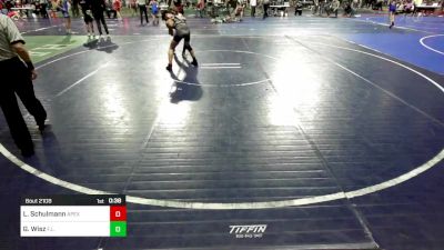 120 lbs Round Of 16 - Levi Schulmann, Apex vs Gavin Wisz, F.l.o.w.