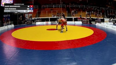 57kg Semifinal - Zakir Ibrahimkheil, Brock WC vs Jack Kozusko, Cattown Wrestling Club