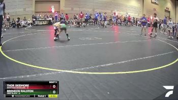 40 lbs Semis & 1st Wrestleback (8 Team) - Thor Skidmore, Backyard Brawlers vs Brendon Ralston, Ares Black