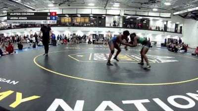 131 C 7th Place Match - Akira Jones, Indiana Tech University vs Alaysia Coleman, Tiffin University