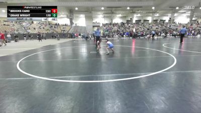 50 lbs Champ. Round 1 - Brooks Caho, Higher Calling Wrestling vs Drake Wright, Fairview Jackets Youth Wrestling