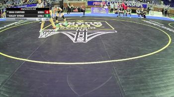 Girls-110 lbs Semifinal - Haley Stenz, Alpena Hs Girls vs Shai Curtiss, Shepherd Hs Girls