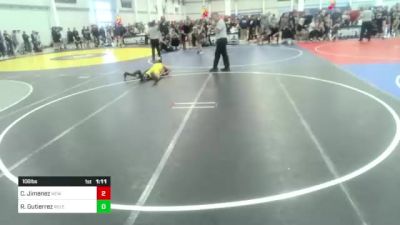 106 lbs Quarterfinal - Chase Jimenez, New Mexico vs Raymond Gutierrez, Relentless WC