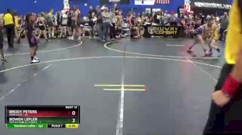 65 lbs Round 4 (6 Team) - Bowen Lefler, Untouchables Purple vs Brody Peters, Iowa Elite
