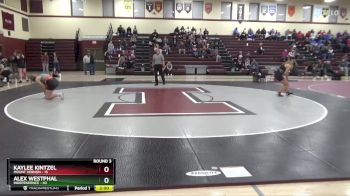 155 lbs Round 3 (3 Team) - Kaylee Kintzel, Mount Vernon vs Alex Westphal, Independence