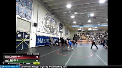 113 lbs Champ. Round 1 - Jonathan Murillo, Huntington Beach vs Liam Qureshi, Fountain Valley