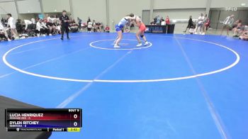 145 lbs 2nd Wrestleback (8 Team) - Lucia Henriquez, Missouri Red vs Dylen Ritchey, Nebraska