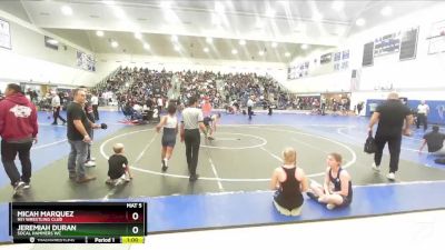 92 lbs 3rd Place Match - Micah Marquez, 951 Wrestling Club vs Jeremiah Duran, SoCal Hammers WC